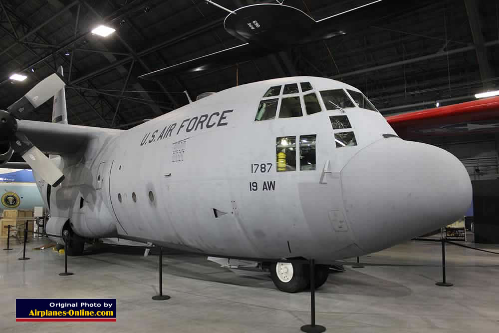 C-130E Hercules, S/N 621787, on display at the Museum of the United States Air Force, Dayton, Ohio